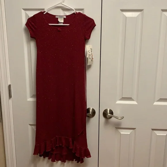 deep red holiday dress A-Line Mini Stretch Satin Black Homecoming Dresses COCOMELODY CS1015 main image 1